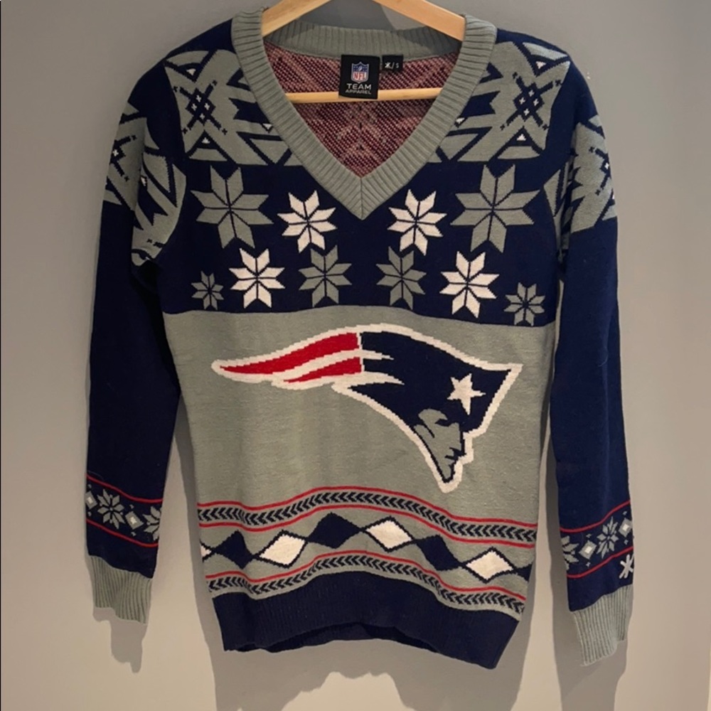 Patriots Argyle Sweater